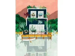 Affiche aquarelle - Cabine - 29,7 x 39,7 cm - ATWS