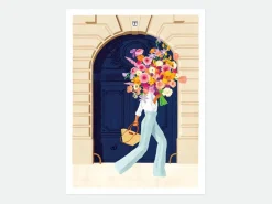 Affiche Parisian Door - 18 x 24 cm- ATWS
