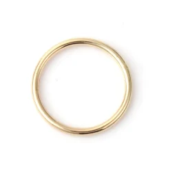 Anneau de jonction fermé doré - 22mm
