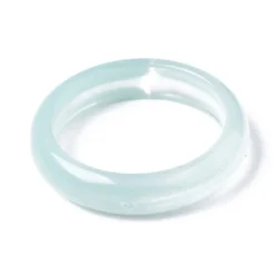 Bague en résine transparente - Turquoise clair