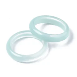 Bague en résine transparente - Turquoise clair