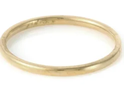 Bague fine - Doré à l'or fin 18K