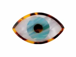 Barrette cheveux - Oeil bleu