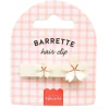 Barrette cheveux - Sakura Ivoire