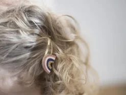 Barrettes cheveux - Arc-en-ciel
