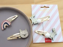 Barrettes cheveux - Lapins
