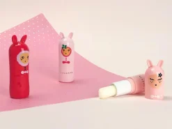 Baume à Lèvres Bunny Rouge Noël - Parfum Mangue Exotique - Inuwet