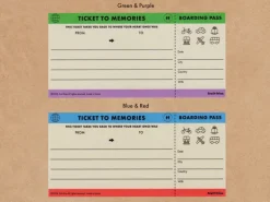 Bloc memo voyage billet avion - Fruit Fries Design Lab