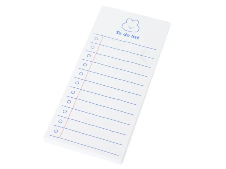 Bloc notes - To do list lapin minimaliste