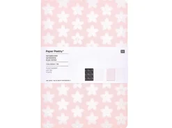 Bloc notes A5 Sakura Sakura - Rose et noir