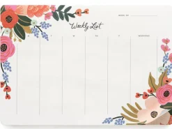 Bloc semainier Rifle Paper - Lively Floral