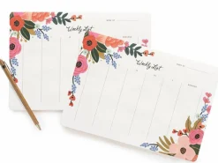 Bloc semainier Rifle Paper - Lively Floral