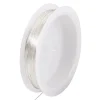 Bobine de 25 m de fil cuivre argenté - 0,6 mm