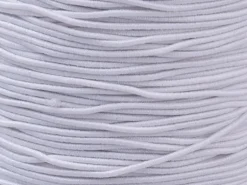 Bobine de 15 mètres de fil élastique blanc - diamètre 1 mm