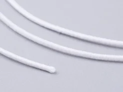 Bobine de 15 mètres de fil élastique blanc - diamètre 1 mm