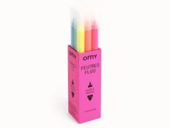Boite de 9 feutres fluos à double pointes - OMY
