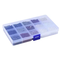 Boite de perles de rocailles - 15 Nuances Cuivre - 2,5mm