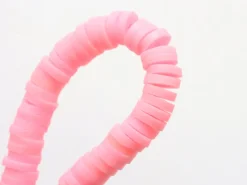 Boite de perles rondelles heishi 6 mm - Rose pastel