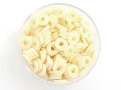 Boite de perles rondelles heishi 6 mm - Naturel pierre