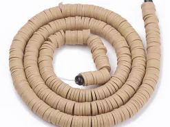 Boite de perles rondelles heishi 6 mm - Sable