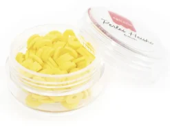 Boite de perles rondelles heishi 6 mm - Jaune