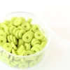 Boite de perles rondelles heishi 6 mm - vert anis
