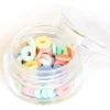 Boite de perles rondelles heishi 6 mm - multicolores à paillettes