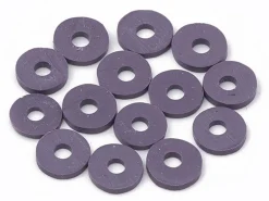 Boite de perles rondelles heishi 6 mm - prune