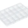 Boite de rangement pour perles - 24 compartiments - 19 x 13 cm
