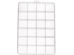 Boite de rangement pour perles - 24 compartiments - 19 x 13 cm
