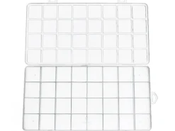 Boite de rangement pour perles - 32 compartiments - 26 x 13 cm