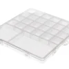 Boite de rangement pour perles - 26 compartiments - 19 x 20 cm