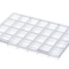 Boite de rangement pour perles - 28 compartiments - 28 x 19 cm