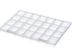 Boite de rangement pour perles - 28 compartiments - 28 x 19 cm