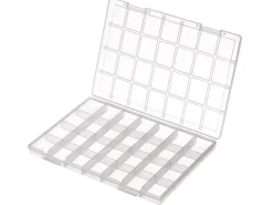Boite de rangement pour perles - 28 compartiments - 28 x 19 cm