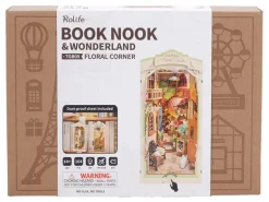 Book Nook - Pièce miniature DIY Floral corner - Maquette - Rolife