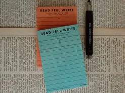 Book Review Memopad Turquoise - Fruit Fries Design Lab