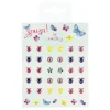 Boucles d'oreilles autocollantes coeur