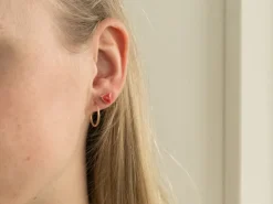 Boucles d'oreilles en porcelaine - Pastèque