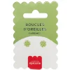Boucles d'oreilles en porcelaine Trèfle - La Petite Epicerie