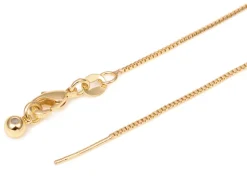 Bracelet chaîne ajustable - Doré à l'or fin 18K