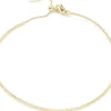 Bracelet chaîne doré à l'or fin 18K