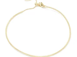 Bracelet chaîne doré à l'or fin 18K