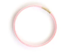 Bracelet jonc bouddhiste fantaisie - rose pâle - paillettes fines
