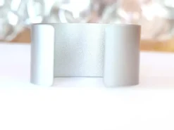 Bracelet manchette - 32 mm - couleur argenté