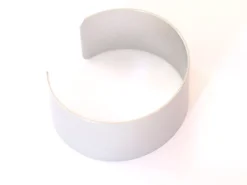 Bracelet manchette - 32 mm - couleur argenté