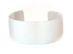 Bracelet manchette - 25 mm - couleur argent