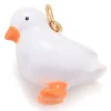 Breloque canard émaillé doré