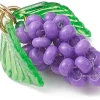 Breloque grappe de raisin en perles de verre
