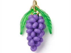 Breloque grappe de raisin en perles de verre